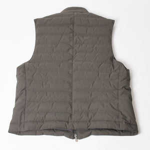 Brunello Cucinelli ブルネロ クチネリ キルティング Down Vest ダウンベスト グレー MM4591607 美品 中古 4b014184