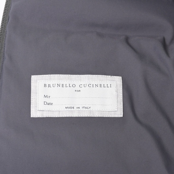 Brunello Cucinelli ブルネロ クチネリ キルティング Down Vest ダウンベスト グレー MM4591607 美品 中古 4b014184