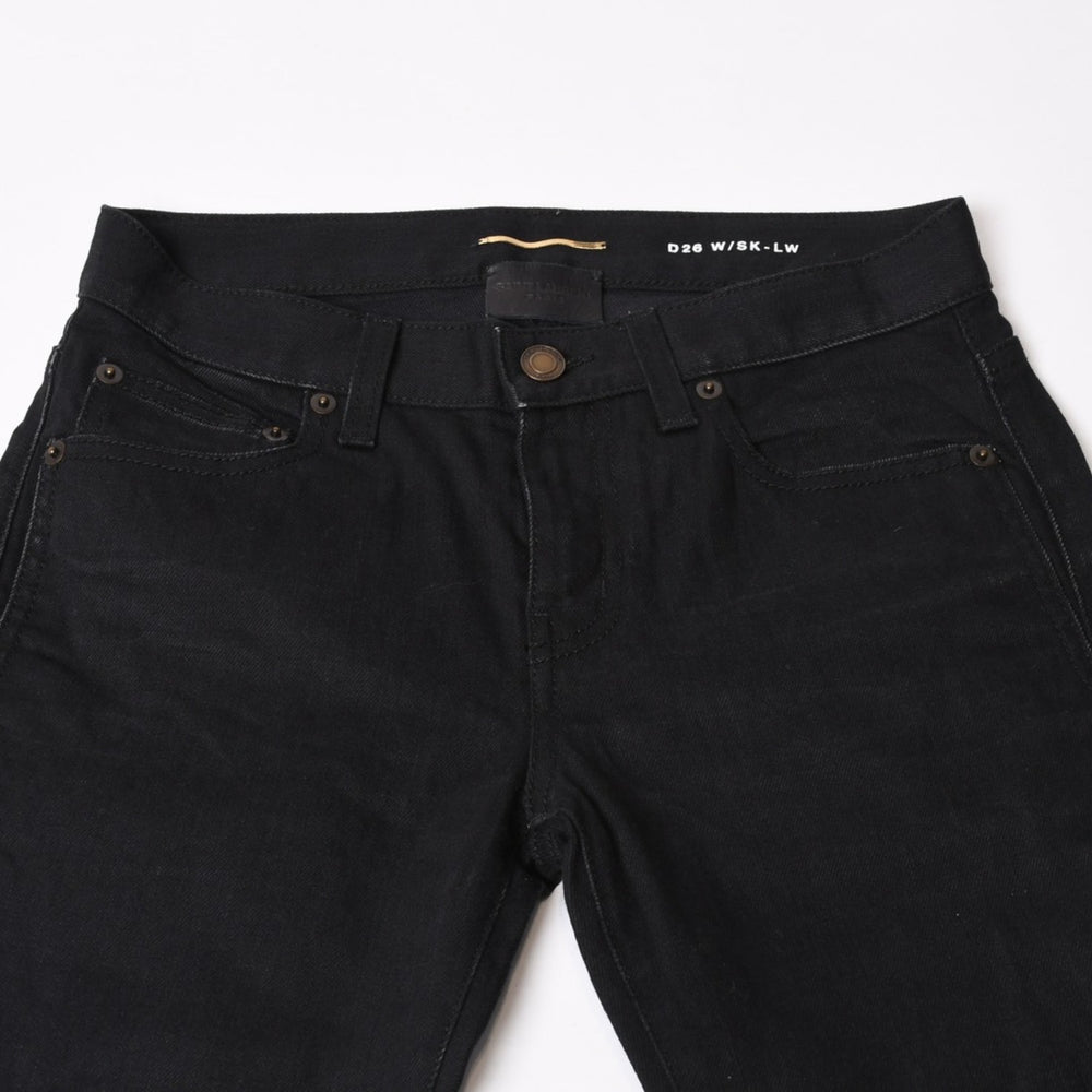 SAINT LAURENT PARIS Saint Laurent Paris Black Color Denim Pants 614447 00917 Good Condition Used 4b014030