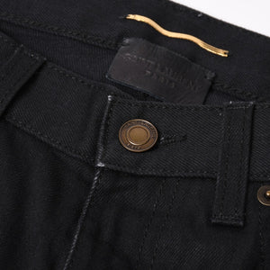 SAINT LAURENT PARIS Saint Laurent Paris Black Color Denim Pants 614447 00917 Good Condition Used 4b014030