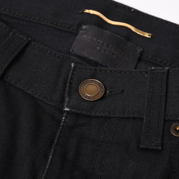 SAINT LAURENT PARIS Saint Laurent Paris Black Color Denim Pants 614447 00917 Good Condition Used 4b014030
