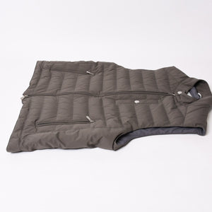 Brunello Cucinelli ブルネロ クチネリ キルティング Down Vest ダウンベスト グレー MM4591607 美品 中古 4b014184