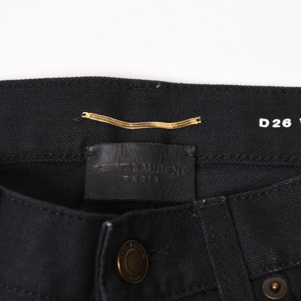 SAINT LAURENT PARIS Saint Laurent Paris Black Color Denim Pants 614447 00917 Good Condition Used 4b014030