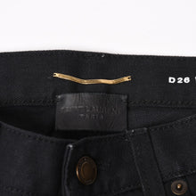 画像をギャラリービューアに読み込む, SAINT LAURENT PARIS サンローランパリ ブラックカラー デニムパンツ 614447 00917 美品 中古 4b014030