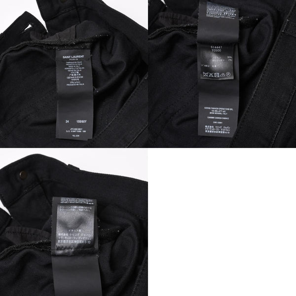 SAINT LAURENT PARIS Saint Laurent Paris Black Color Denim Pants 614447 00917 Good Condition Used 4b014030