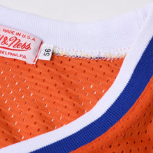 画像をギャラリービューアに読み込む, 極美品 Mitchell &amp; Ness ミッチェルアンドネス JAY-Z Aoc-A-Fella Records ロッカフェラ・レコーズ コラボ ゲームシャツ RN#106371 オレンジ 中古 4b014153