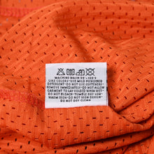 画像をギャラリービューアに読み込む, 極美品 Mitchell &amp; Ness ミッチェルアンドネス JAY-Z Aoc-A-Fella Records ロッカフェラ・レコーズ コラボ ゲームシャツ RN#106371 オレンジ 中古 4b014153