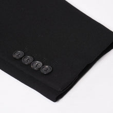 画像をギャラリービューアに読み込む, SAINT LAURENT PARIS サンローランパリ 23SS ウールテーラードジャケット 731986 サイズ52 マルチポケット ブラック 美品 中古 4b014072