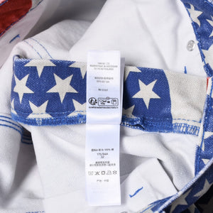 新品未使用品 Supreme シュプリーム 26SS フラッグ ダブルニー ペインターパンツ マルチカラー コットン サイズ32 中古 4b014177