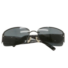 Load image into Gallery viewer, 極美品 CHANEL シャネル ハーフリム サングラス アイウェア 4117-B c.101/87 サイズ62□16 125 ココマーク ラインストーン 中古 4b014200