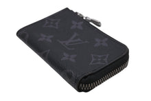 Load image into Gallery viewer, LOUIS VUITTON ルイヴィトン モノグラムエクリプス ポルトモネ ジュール コインケース ブラック M63536 美品 中古 4b003920