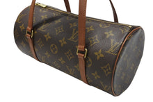 Load image into Gallery viewer, 極美品 LOUIS VUITTON ルイヴィトン パピヨン26 ハンドバッグ M51386 モノグラム PVC レザー ブラウン ゴールド金具 中古 4b003246