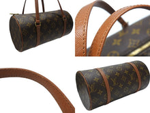 Load image into Gallery viewer, 極美品 LOUIS VUITTON ルイヴィトン パピヨン26 ハンドバッグ M51386 モノグラム PVC レザー ブラウン ゴールド金具 中古 4b003246