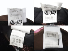 画像をギャラリービューアに読み込む, 極美品 CHROME HEARTS クロムハーツ CH刺繍 クロスパッチ トラッカーキャップ 帽子 U.S.A製 ブラウン ピンク シルバー金具 中古 4b004404