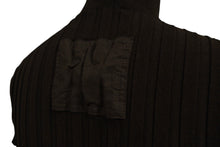Load image into Gallery viewer, 極美品 PHOEBE PHILO フィービー ファイロ リブニットトップス プリーツ BK79 YV4532 705DK ブラウン サイズS 中古 4b005743