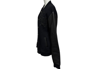 極美品 CHROME HEARTS クロムハーツ CHロゴ スタジャン クロスボール サイズL ネイビー 中古 4b010041