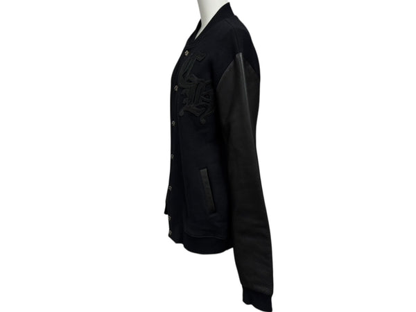 極美品 CHROME HEARTS クロムハーツ CHロゴ スタジャン クロスボール サイズL ネイビー 中古 4b010041
