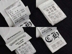 極美品 CHROME HEARTS クロムハーツ CHロゴ スタジャン クロスボール サイズL ネイビー 中古 4b010041