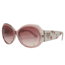 画像をギャラリービューアに読み込む, Moschino モスキーノ ハートモチーフ Sunglasses サングラス MO52603 60□16 ピンク グレー 美品 中古 4b014163