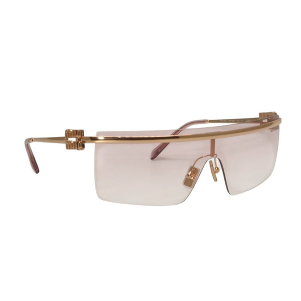 Very good condition MIUMIU Sunglasses 0MU 50ZS 75□0 125 Pink Gold Plastic Alloy Used 4a000010
