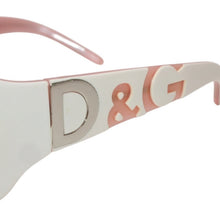 画像をギャラリービューアに読み込む, Dolce &amp;Gabban ドルチェアンドガッバーナ サングラス アイウェア 64□14 120 3009A ホワイト ピンク 美品 中古 4b014152