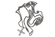 Load image into Gallery viewer, 極美品 HARRY WINSTON ハリーウィンストン シンボルズ ミニクロス ネックレス Pt950 プラチナ ダイヤモンド 中古 4b010244