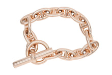 画像をギャラリービューアに読み込む, 新品同様 HERMES エルメス シェーヌダンクルGM ブレスレット フランス製 13コマ イエローゴールド 18k 103g 中古 4b010306