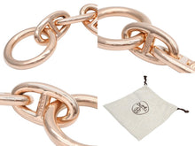 画像をギャラリービューアに読み込む, 新品同様 HERMES エルメス シェーヌダンクルGM ブレスレット フランス製 13コマ イエローゴールド 18k 103g 中古 4b010306