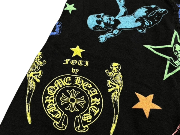 新品未使用 CHROME HEARTS クロムハーツ パンツ フォッティ FOTI ショートボクサーパンツ マルチカラー サイズL 中古 4b010423