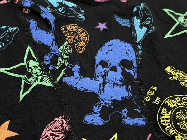 新品未使用 CHROME HEARTS クロムハーツ パンツ フォッティ FOTI ショートボクサーパンツ マルチカラー サイズL 中古 4b010423