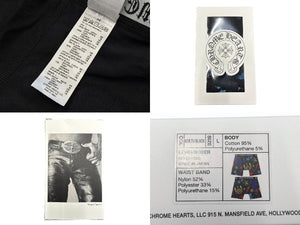 新品未使用 CHROME HEARTS クロムハーツ パンツ フォッティ FOTI ショートボクサーパンツ マルチカラー サイズL 中古 4b010423