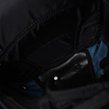 画像をギャラリービューアに読み込む, OAKLEY オークリー Mini Icon Backpack アイコン ミニバックパック リュック ブラック ブルー テック ナイロン メタルロゴ 美品 中古 4b010457