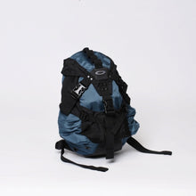 画像をギャラリービューアに読み込む, OAKLEY オークリー Mini Icon Backpack アイコン ミニバックパック リュック ブラック ブルー テック ナイロン メタルロゴ 美品 中古 4b010457