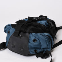 画像をギャラリービューアに読み込む, OAKLEY オークリー Mini Icon Backpack アイコン ミニバックパック リュック ブラック ブルー テック ナイロン メタルロゴ 美品 中古 4b010457