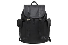 Load image into Gallery viewer, LOUISVUITTON ルイヴィトン クリストファーMM リュック バックパック M50159 エピレザー ノワール シルバー 美品 中古 4b010541