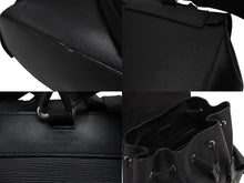 Load image into Gallery viewer, LOUISVUITTON ルイヴィトン クリストファーMM リュック バックパック M50159 エピレザー ノワール シルバー 美品 中古 4b010541