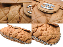 画像をギャラリービューアに読み込む, CHANEL シャネル Sフラップ Sチェーンショルダーバッグ 14番台 ココマーク ラムスキン ブラウン シルバー金具 美品 中古 4b010570