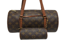Load image into Gallery viewer, LOUIS VUITTON ルイヴィトン パピヨン30 ハンドバッグ M51385 筒型 モノグラムキャンバス ブラウン 美品 中古 4b010572