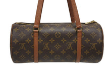 Load image into Gallery viewer, LOUIS VUITTON ルイヴィトン パピヨン30 ハンドバッグ M51385 筒型 モノグラムキャンバス ブラウン 美品 中古 4b010572