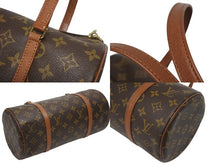 Load image into Gallery viewer, LOUIS VUITTON ルイヴィトン パピヨン30 ハンドバッグ M51385 筒型 モノグラムキャンバス ブラウン 美品 中古 4b010572