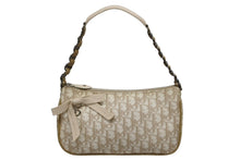 Load image into Gallery viewer, CHRISTIAN DIOR クリスチャンディオール トロッター ロマンティック ワンショルダーバッグ ベージュ ブラウン 美品 中古 4b010577