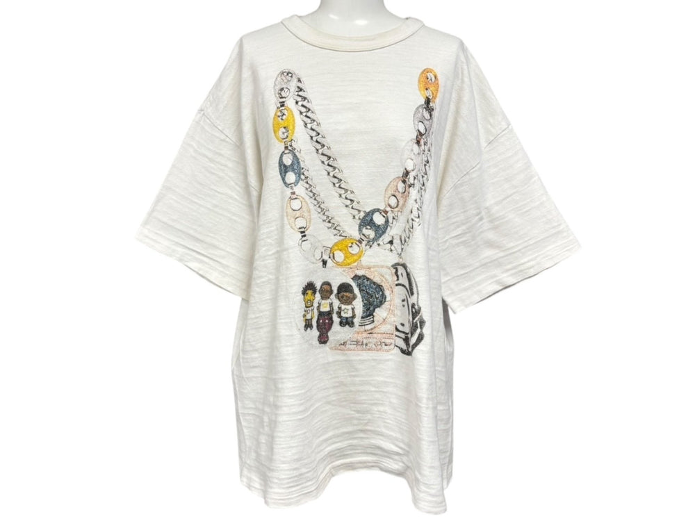 HUMAN MADE x BBC x COMPLEXCON限定 PHARRELL CHAINS TEE サイズ2XL ファレルウィリアムス 美品 中古 4b010608