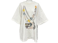HUMAN MADE x BBC x COMPLEXCON限定 PHARRELL CHAINS TEE サイズ2XL ファレルウィリアムス 美品 中古 4b010608