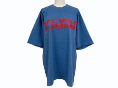 THAT'S A AWFUL LOT OF COUGH SYRUP Desto Dubb デスト ダブ tシャツ 半袖 サイズL ブルー レッド 美品 中古 010613