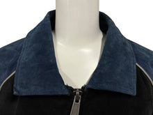 画像をギャラリービューアに読み込む, NFL エヌエフエル ヴィンテージ スタジャン ジャケット RN54163 スウェードレザー ブラック ブルー サイズXL 美品 中古 4b010621