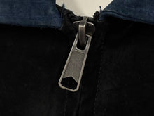 画像をギャラリービューアに読み込む, NFL エヌエフエル ヴィンテージ スタジャン ジャケット RN54163 スウェードレザー ブラック ブルー サイズXL 美品 中古 4b010621