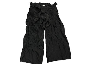 ISSEY MIYAKE FETE イッセイミヤケフェット プリーツ イージーワイドパンツ IF82FF234 ブラック シルク 美品 中古 4b010948