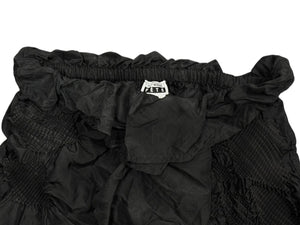 ISSEY MIYAKE FETE イッセイミヤケフェット プリーツ イージーワイドパンツ IF82FF234 ブラック シルク 美品 中古 4b010948