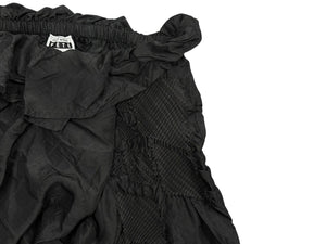 ISSEY MIYAKE FETE イッセイミヤケフェット プリーツ イージーワイドパンツ IF82FF234 ブラック シルク 美品 中古 4b010948