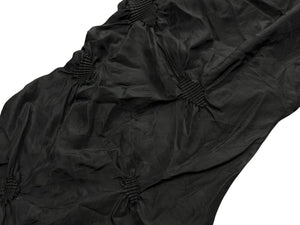 ISSEY MIYAKE FETE イッセイミヤケフェット プリーツ イージーワイドパンツ IF82FF234 ブラック シルク 美品 中古 4b010948